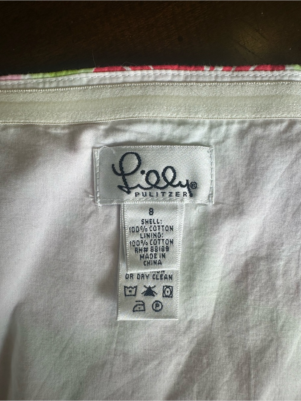 Lilly Pulitzer White Label Citrus Slice Pattern Gingham Halter Dress, Size 8 - Picture 3 of 3
